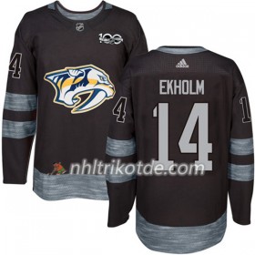Nashville Predators Trikot Mattias Ekholm 14 1917-2017 100th Anniversary Adidas Schwarz Authentic - Herren